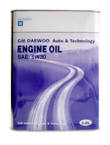 General Motors DAEWOO ENG INE OIL SAE 5W30, 3,78л